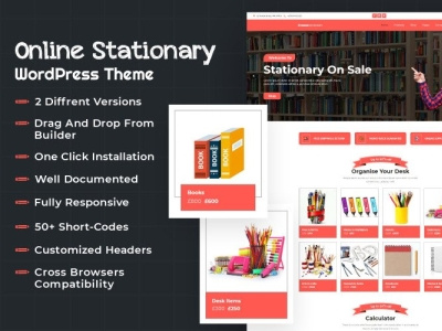 Online Stationery WooCommerce Theme