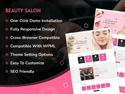 Beauty Salon Multipurpose WordPress Theme beauty salon hair salon spa wellness wordpress theme