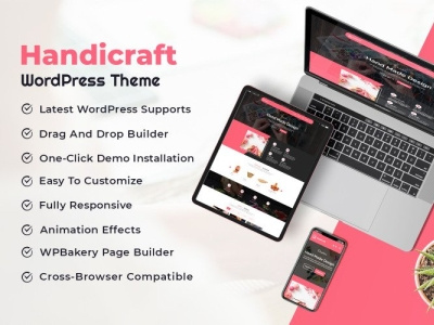 Handmade Shop WordPress Theme business design handmade handmade shop handmade store html html templates online store organic shops organic store themes wordpress wordpress theme