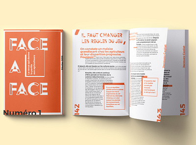 Mook "face à face" design edition editorial design graphic graphicdesign graphism magazine magazine cover magazine design mook