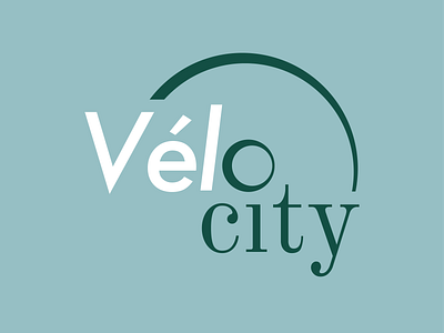 Logo Vélocity bike design graphic graphicdesign graphism graphisme identité visuelle location logo logodesign logotype visual identity