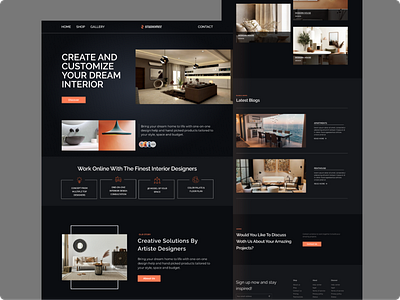 Interior design website