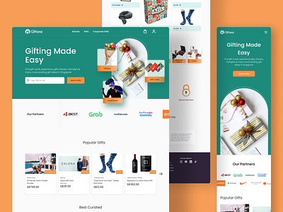 Gift Store Landing Page