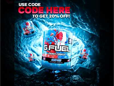 Advertising poster for Gfuel