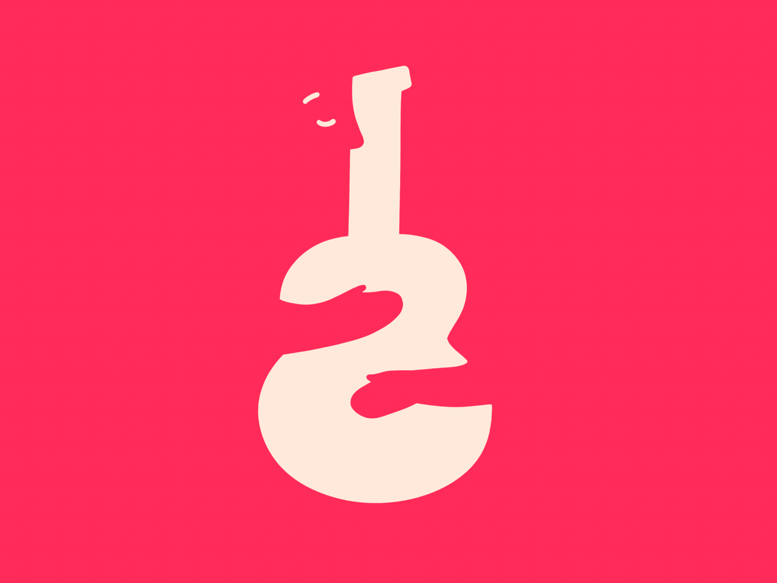 Music Love animation character guitar hug illustration love minimalism minimalist music procreate