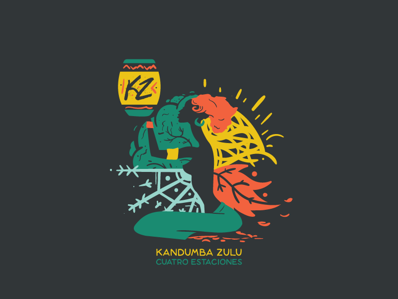 Candombe Shirt Illustration by Cristian Pintos on Dribbble