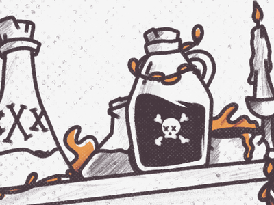 Digital Inktober #1 - Poisonous illustration inktober poison poisonous