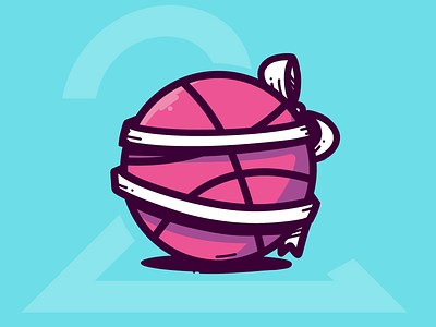 Giving out 2 dribbble invites draft dribbble giveaway illustration invitation invite two