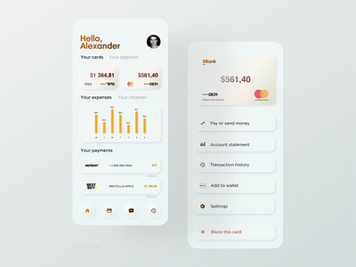 A banking app