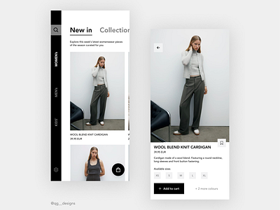 Clothes Shop App app application design figma minimal minimalism sketch ui ui design ui ux ux