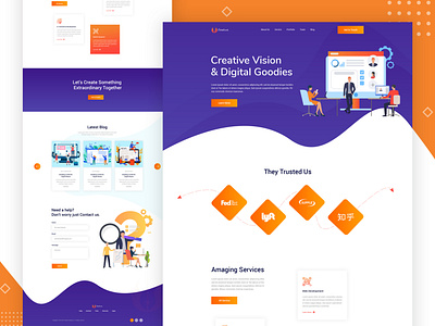 Saas Landing Page Design