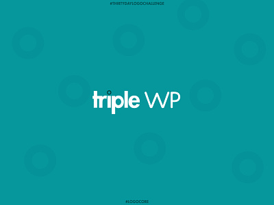 Triple WP branding design logo logodesign logoinspiration logotype thirtydaylogochallenge typography