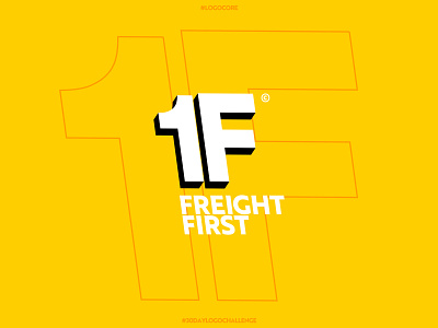 Freight First design illustration logo logodesign logotype thirtydaylogochallenge typography vector