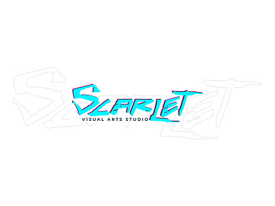 Scarlet cyberpunk design illustration logo logodesign logotype thirtydaylogochallenge typography vector