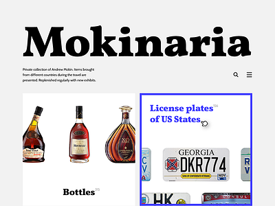 Mokinaria catalog clean collection simple