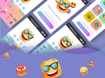 Lit Emoji [Past Project] branding design icon landing page mobile app design ui uiux ux