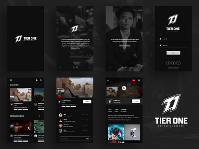 TIER ONE (Mobile Application Design Concept) branding design mobile app design ui uiux uiuxdesigner ux