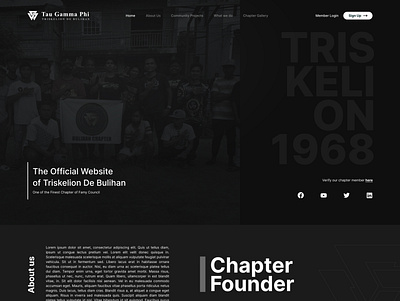 The Triskelion De Bulihan branding design landing page logo ui uiux ux