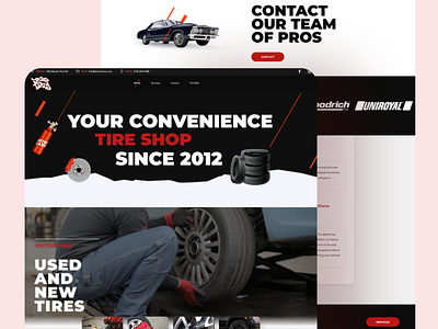 Tireshop Website Design