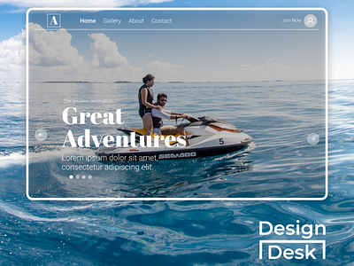 Website Design Great Adventures design inspiration web web design web design agency webdesign