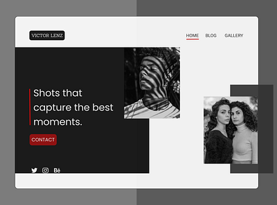 Victor Lenz figma photography webdesign