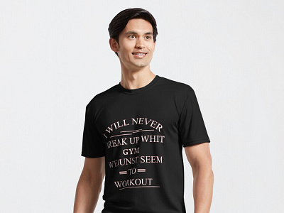 I WILL NEVER T-SHIRT illustration t shirt t shirt design typography