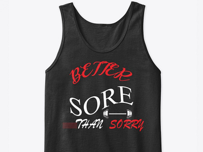 BETTER SORE FANNY GYM T-SHIRT Classic Tank Top