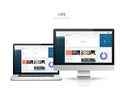 LMS Shot dashboard design e learning learner lms ui ux