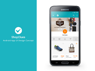 Android App andorid e commerce material design online shopping ui ux