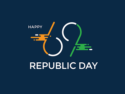 Jai Hind! My India is great. 26 jan 69 creative figma flat colors graphic happy illustration india republic day