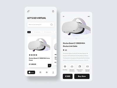 VR Store Mobile App