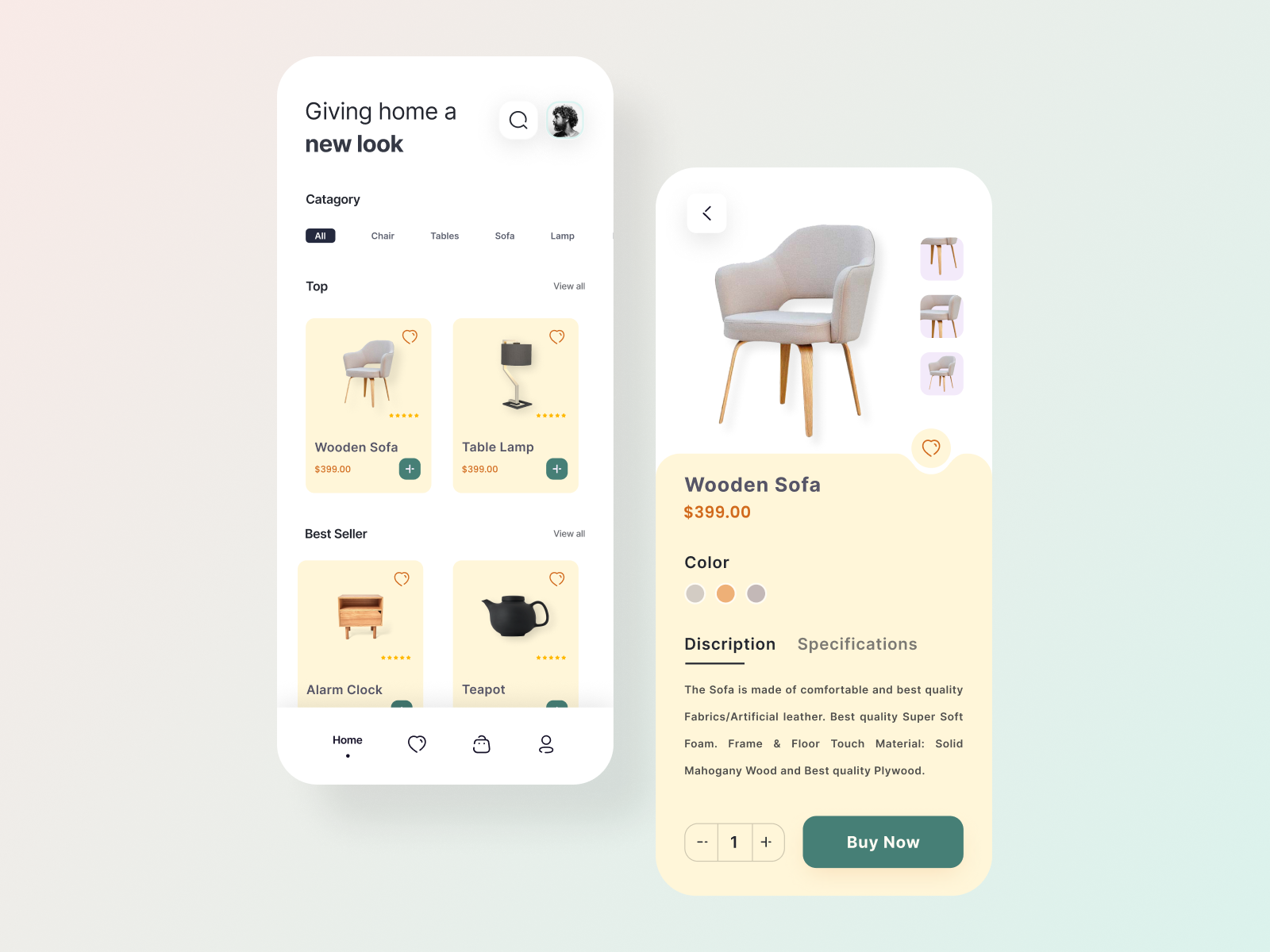 Furniture Shop App by Md Hasanul Banna on Dribbble