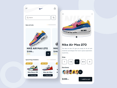 Nike - Mobile App Design Concept