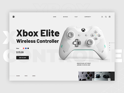 Xbox-Gaming Controller Store UI