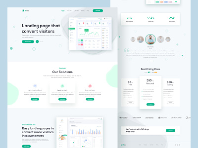 Risic - SaaS Landing Page