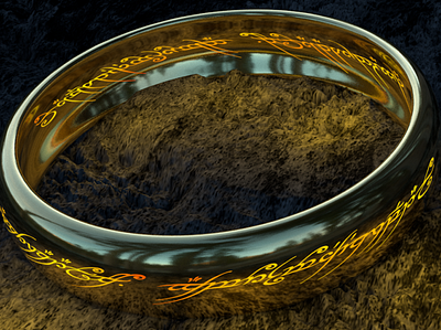 Ring 3d branding cinema4d design