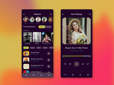 Music App UI
