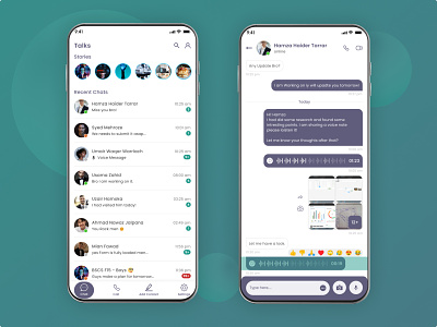 Direct Messaging - Chatting App app design chat module ui design chatting app chatting app ui design direct messaging inbox ui design message messenger ui design mobile app design ui ui design ui ux ux ux design web app design web desing
