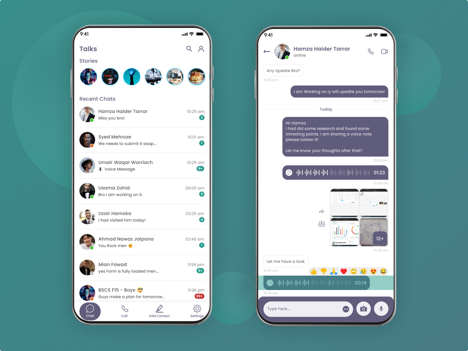 mail chatting app