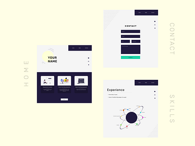 Portfolio Mockup | UI/UX Design design minimal ui ux web