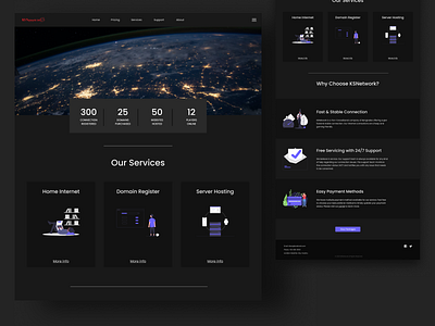 ISP Website Concept | UI/UX Design branding minimal ui ux web