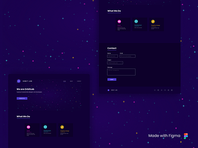 OrbitLab Landing Page | UI/UX Design