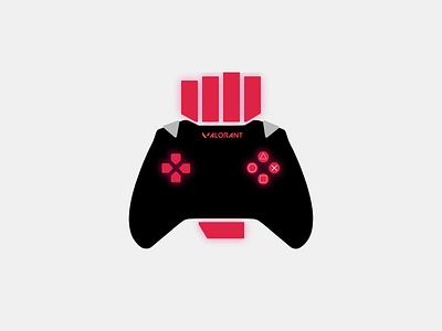 Gaming Logo | Valorant Logo Concept flat illustration logo minimal