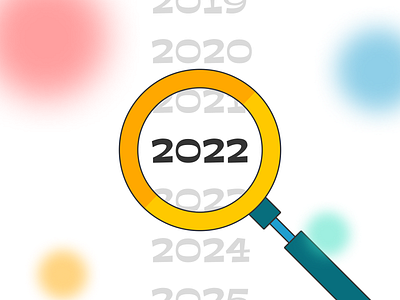 Happy New Year 2022 design minimal