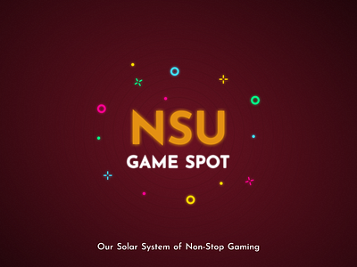 NSU Game Spot Logo | Gaming Community Logo branding design logo minimal