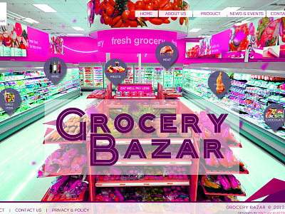 Grocery photoshop psd