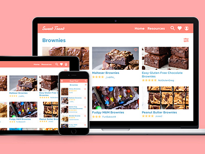 Sweet Treat - Recipe Web App