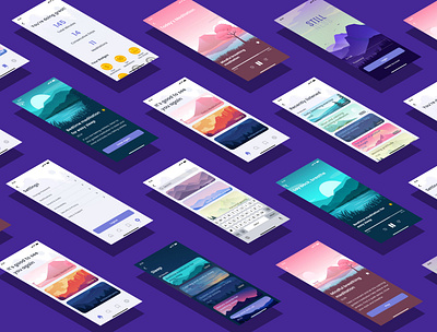 Stillness - Meditation App android app ios app ui design ux design