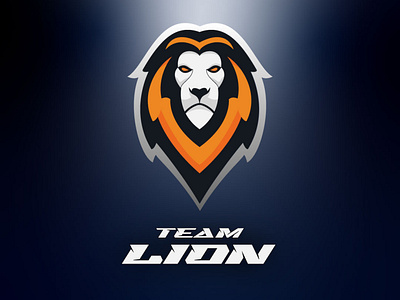 team lion e sport gaming logo