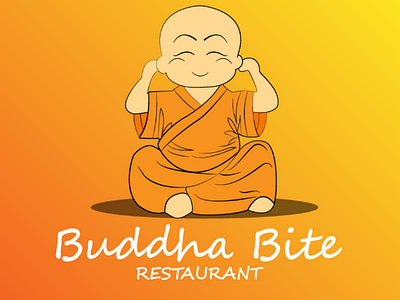 Buddha Bite Restaurant Logo design